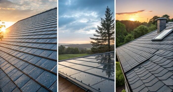 Comparing Asphalt Shingles Metal Roofing And Slate Tiles: Which Is Best ...